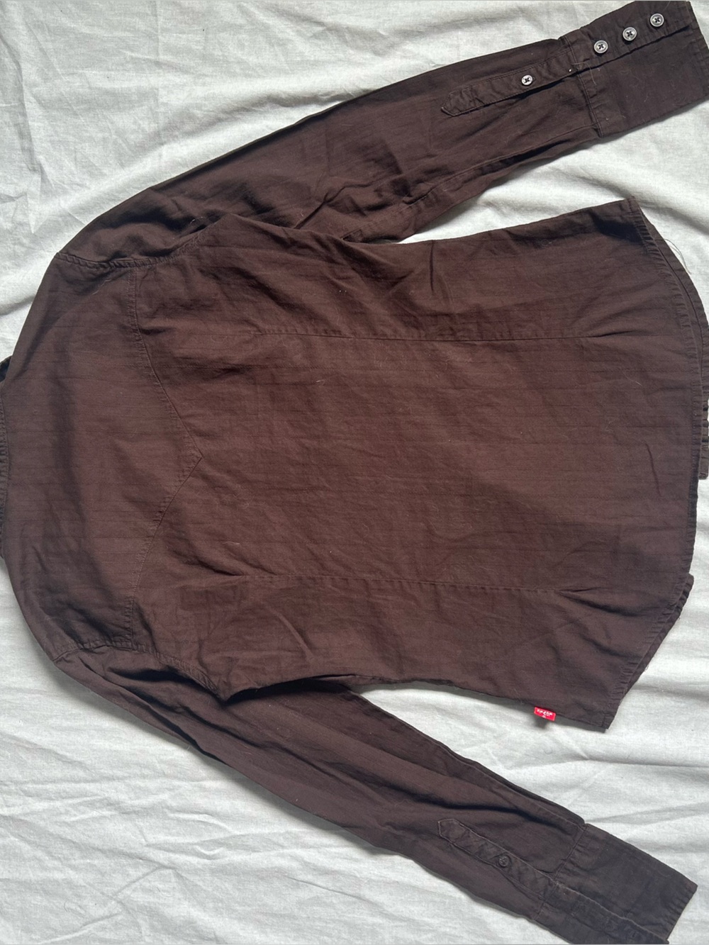 vintage Levi’s brown button up blouse - Picture 5 of 8